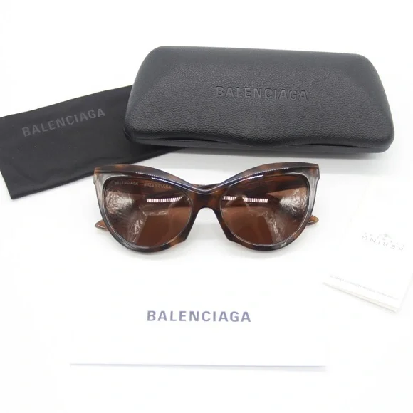 NEW BALENCIAGA BB0217S 002 NEW COLLECTION WOMEN’S SUNGLASSES BALENCIAGA - Picture 14 of 14